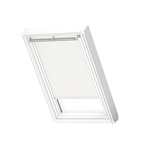 VELUX Original Dachfenster Verdunkelungsrollo für M04 / MK34, Weiß, mit weißer Führungsschiene von VELUX