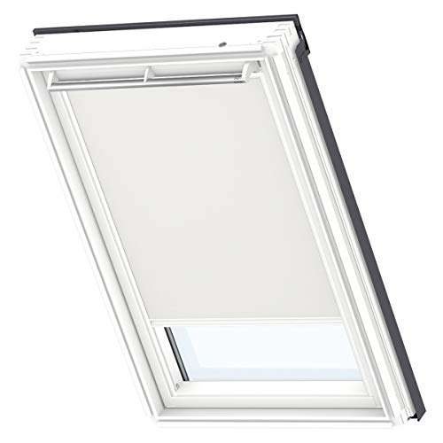 VELUX Original Dachfenster Verdunkelungsrollo, mit weißer Führungsschiene, Hellbeige, für MK04 von VELUX