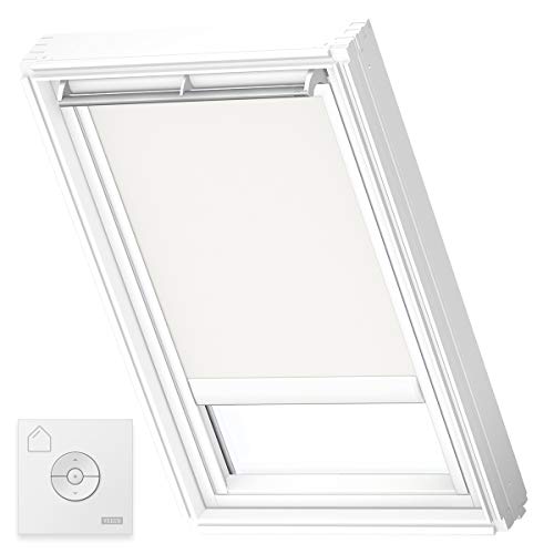 VELUX Original Solar-Verdunkelungsrollo Weiße Seitenschienen, PK06, Weiß von VELUX