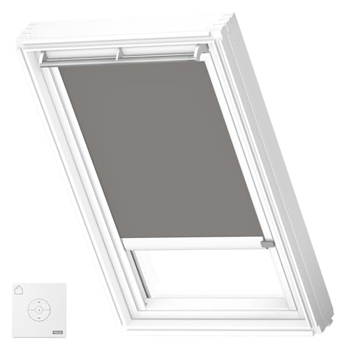 VELUX Original Solar-Verdunkelungsrollo für M04, Grau, weiße Führungsschiene VELUX Original Solar-Verdunkelungsrollo für M04, Grau, weiße Führungsschiene von VELUX