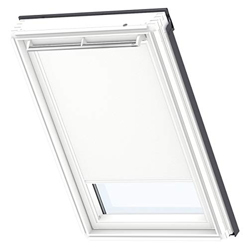 VELUX Original Dachfenster Verdunkelungsrollo, mit weißer Führungsschiene, Weiß, für F06 von VELUX