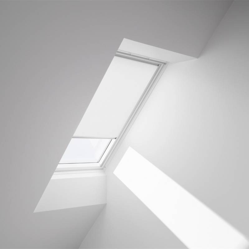 Velux Sichtschutzrollo mit Haltekrallen RG 047 1028 Weiß von VELUX