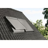 VELUX Solar-Rollladen »SSL YK97 0000S«, dunkelgrau, für VELUX Dachfenster, inkl. Funk-Wandschalter von VELUX