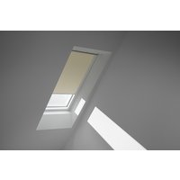 VELUX Verdunkelungsrollo hellbeige/weiß, Polyester von VELUX