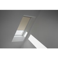 VELUX Verdunkelungsrollo sandbeige/aluminiumfarben, Polyester von VELUX