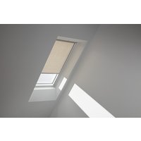 VELUX Verdunkelungsrollo sandbeige/aluminiumfarben, Polyester von VELUX