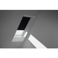 VELUX Verdunkelungsrollo schwarz/aluminiumfarben, Polyester von VELUX