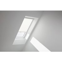 VELUX Verdunkelungsrollo, weiß/aluminiumfarben, Polyester, mit Haltekrallen von VELUX