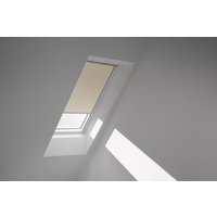 VELUX Verdunklungsrollo "DKL 1085S" verdunkelnd ohne Bohren in Führungsschienen Stoff hellbeige mit weißen Führungsschienen & Griffleiste VELUX Verdunklungsrollo "DKL 1085S" verdunkelnd ohne Bohren in Führungsschienen Stoff hellbeige mit weißen Führungsschienen & Griffleiste von VELUX