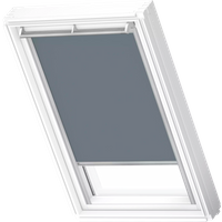 VELUX Verdunklungsrollo "DKL 4581S, Farbe: blaugrau", verdunkelnd, ohne Bohren, in Führungsschienen, alufarbene Führungsschienen & Griffleiste VELUX Verdunklungsrollo "DKL 4581S, Farbe: blaugrau", verdunkelnd, ohne Bohren, in Führungsschienen, alufarbene Führungsschienen & Griffleiste von VELUX