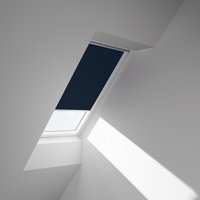 VELUX Verdunklungsrollo "DKL MK04 1100SWL" verdunkelnd Verdunkelung ohne Bohren in Führungsschienen weiße Führungsschienen & Griffleiste von VELUX