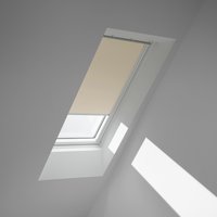 VELUX Verdunklungsrollo "DKL MK12 1085SWL" verdunkelnd Verdunkelung ohne Bohren in Führungsschienen weiße Führungsschienen & Griffleiste von VELUX