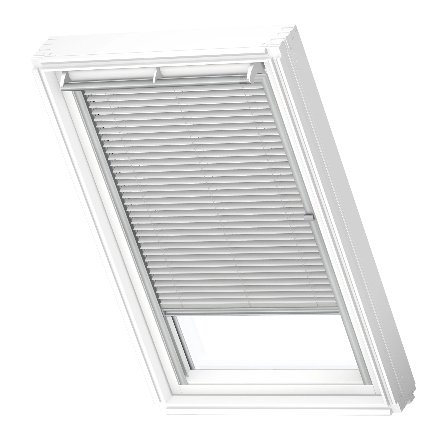 Velux Jalousie Manuell PAL M08 7057S 78 cm x 140 cm Silber Gebürstet von VELUX