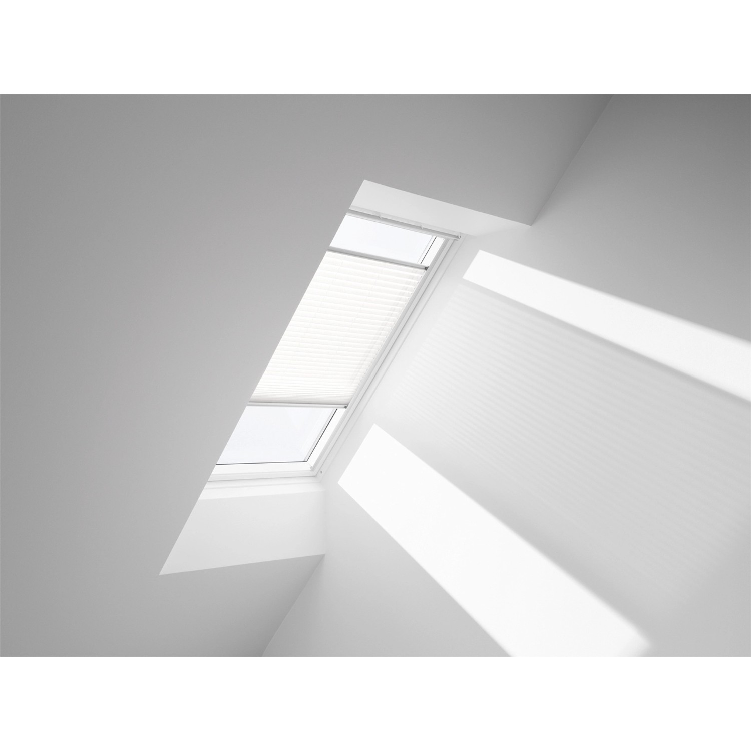 Velux Plissee manuell FHL Y43 1016S Weiß von VELUX