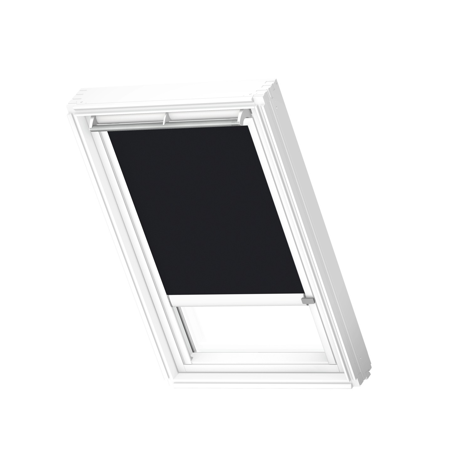 Velux Verdunkelungsrollo DSL M04 3009KWL mit Schiene Schwarz-Weiß von VELUX