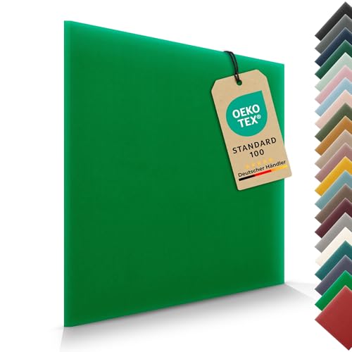 VELUYA Wandkissen Wandpolster Quadrat – Samt, Polsterpaneele 40 x 40 cm, Polsterplatte, Oeko-TEX, Made in EU, Hellgrün M21 VELUYA Wandkissen Wandpolster Quadrat – Samt, Polsterpaneele 40 x 40 cm, Polsterplatte, Oeko-TEX, Made in EU, Hellgrün M21 von VELUYA