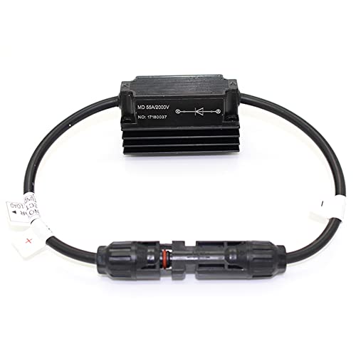 VEMART 1 Stück Outdoor Wasserdicht 55 Amp DC 2000 V Solarstecker Zubehör Solar Panel Inline-Diode Anschluss IP67 für -Box VEMART 1 Stück Outdoor Wasserdicht 55 Amp DC 2000 V Solarstecker Zubehör Solar Panel Inline-Diode Anschluss IP67 für -Box von VEMART