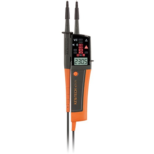 Kyoritsu KT 171 Spannungsprüfer mit LCD und LED-Anzeige, grau Kyoritsu KT 171 Spannungsprüfer mit LCD und LED-Anzeige, grau von VEMER