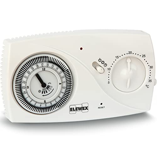 VEMER VE618500 CM100 - Heizungsthermostat, Thermostat mit Tagesprogrammierung, Stromversorgung mit Batterien, Weiß von VEMER