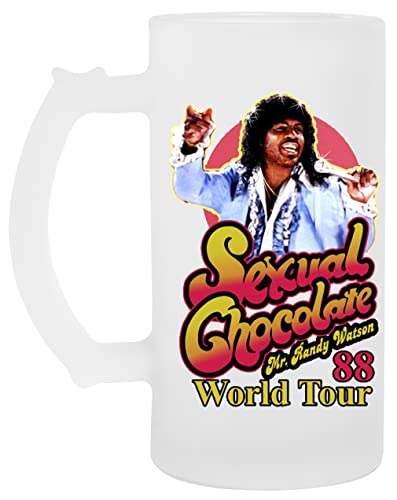 Randy Watson World Tour 88-80s Glas Bier Becher Tasse Glass Beer Mug Cup von VENDAX