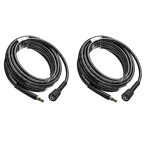 VENEKA 2 x 10 m Hochdruck-E-Waschwasserreiniger, reines Kupfer, Autowaschschlauch für K2, K4, K5, K6, K7 von VENEKA