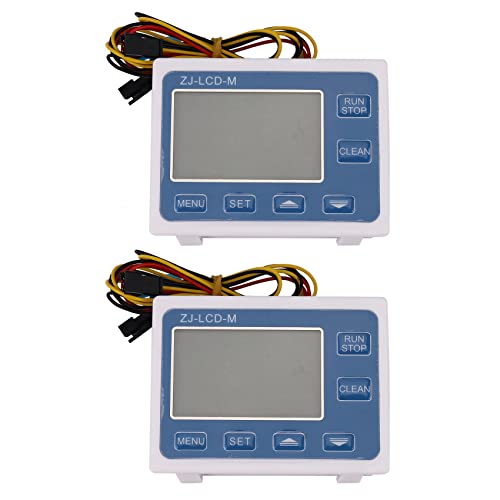 VENEKA 2 x Kontroll-Durchflusssensor, LCD-Display, Zj-LCD-M-Bildschirm für Durchflusssensor, Durchflusssensor von VENEKA