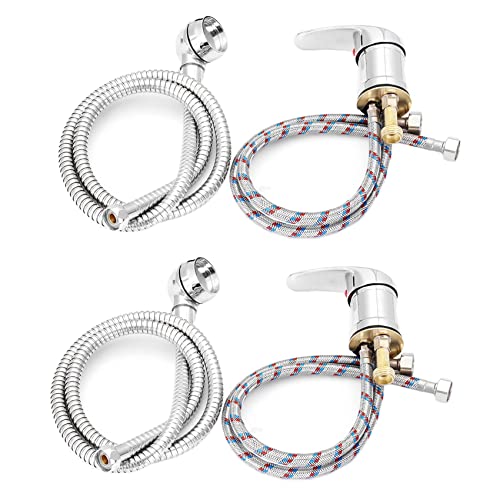 VENEKA 2 x einzelne breite Wasserhahn-Verlängerung für Badewanne, Waschbecken, Duschkopf, Sprühschlauch, Mischbatterie, Friseur, Haustier, Haushalt, Wasserhahn-Verlängerung VENEKA 2 x einzelne breite Wasserhahn-Verlängerung für Badewanne, Waschbecken, Duschkopf, Sprühschlauch, Mischbatterie, Friseur, Haustier, Haushalt, Wasserhahn-Verlängerung von VENEKA