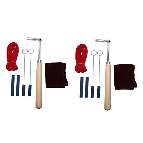 VENEKA 2 x professionelle, tragbare Hebel, Jujube, Klavierstimmgerät, Stummschaltung und Koffer, Klavier-Stimmhebel, Werkzeug-Set, DIY-Set VENEKA 2 x professionelle, tragbare Hebel, Jujube, Klavierstimmgerät, Stummschaltung und Koffer, Klavier-Stimmhebel, Werkzeug-Set, DIY-Set von VENEKA