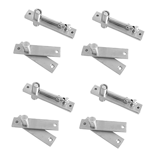 VENEKA 4 x Edelstahl-Scharniere, Drehgelenkscharniere, strapazierfähig, schwenkbar von VENEKA