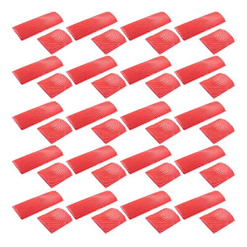 VENEKA 40 Stück Holz Gummigranulat Patin Maleffekte DIY Wanddekorationswerkzeuge von VENEKA