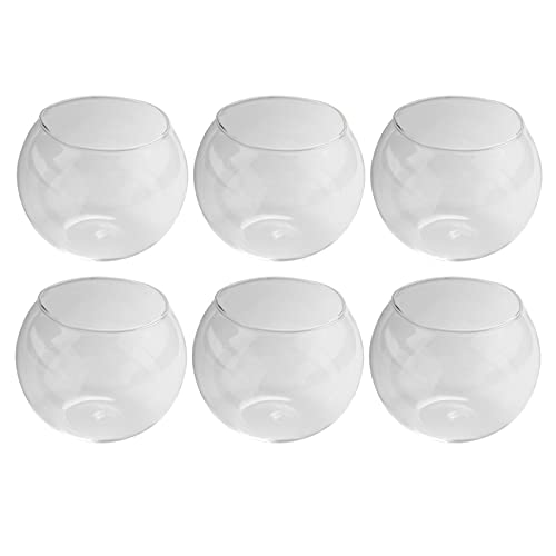 VENEKA 6 x runde Vasen aus klarem Glas VENEKA 6 x runde Vasen aus klarem Glas von VENEKA
