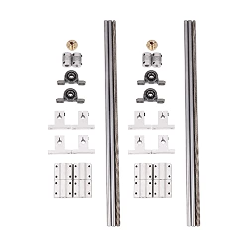 VENEKA Linearschienenwellen-Stützschrauben-Set, 400 mm, optische Achse, Führungslager, 30 Stück VENEKA Linearschienenwellen-Stützschrauben-Set, 400 mm, optische Achse, Führungslager, 30 Stück von VENEKA