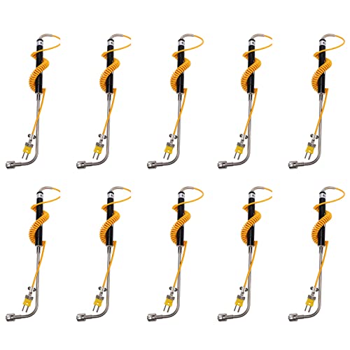 VENEKA Sensor Typ K 10X -81533B rechtwinkliger Temperaturfühler Hochtemperatur-Thermoelement -50 bis 500 ℃ VENEKA Sensor Typ K 10X -81533B rechtwinkliger Temperaturfühler Hochtemperatur-Thermoelement -50 bis 500 ℃ von VENEKA