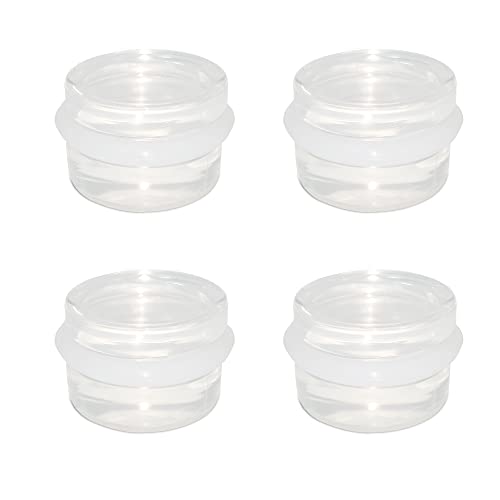 VENGABY 4 er Türstopper Selbstklebend Set, Türstopper Boden Selbstklebend, Türstopper Wand Acrylmaterial, Transparent, Türpuffer Boden Wandpuffer für alle Hartböden Zum Schutz Von Wand und Möbel von VENGABY