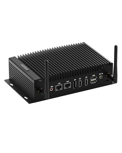 VENOEN Mini PC Lüfterlos Core i5 10210U Industrie PC WIN11 Pro, Dual HD/DP 4K Triple Display, 2X RS232/485 COM, WiFi, 2 LAN, GPIO, Fanless PC Industrial 8GB DDR4 256GB SSD VENOEN Mini PC Lüfterlos Core i5 10210U Industrie PC WIN11 Pro, Dual HD/DP 4K Triple Display, 2X RS232/485 COM, WiFi, 2 LAN, GPIO, Fanless PC Industrial 8GB DDR4 256GB SSD von VENOEN