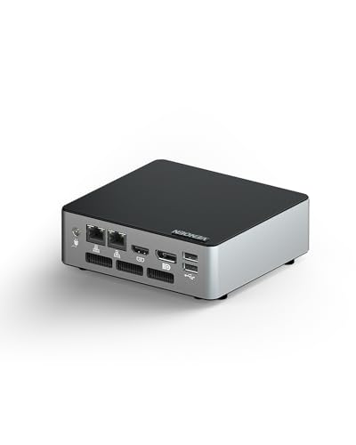 VENOEN Core i3 12. Gen 1215U Mini-PC Windows 11 Pro, Büro-PC, 32GB DDR5 RAM 1TB M.2 SSD, HD2.0, DP1.4, Typ-C, 4K 60Hz, RJ45 LAN, USB3.2, WiFi 6, BT5.2, Iris Xe Grafik, WOL, Auto Power On, Kleiner PC von VENOEN