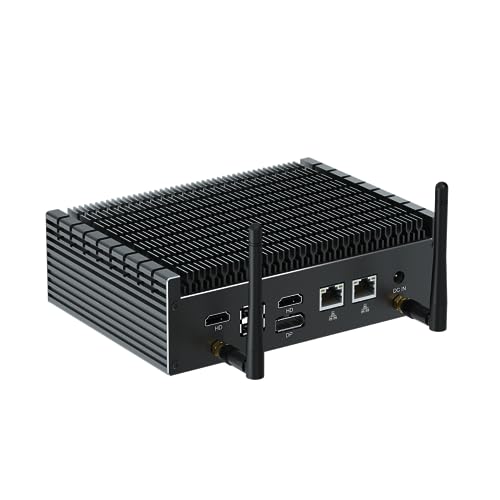 VENOEN Core i7 1255U Mini-PC der 12. Generation, Windows 11 pro, Barebone, 2xHD-MI2.0, DP1.4, 4K-Ausgang, Typ-C, Donnerblitz4, 2500M RJ45 LAN, WiFi 6, BT5.0, M.2 2230, WOL, Automatisches Einschalten von VENOEN