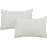 Vent Du Sud - 2er-Set Kissenbezüge Palace reine Baumwolle gefärbt gewaschen 63 Fäden/cm² Südwind - Palace Perlmutt - 2er-Set Kissenbezüge 50 x 70 cm von VENT DU SUD