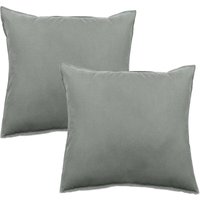 Vent Du Sud - 2er-Set Kissenbezüge Palace reine Baumwolle gefärbt gewaschen 63 Fäden/cm² Südwind - Palace Acier - 2er-Set Kissenbezüge 65 x 65 cm Vent Du Sud - 2er-Set Kissenbezüge Palace reine Baumwolle gefärbt gewaschen 63 Fäden/cm² Südwind - Palace Acier - 2er-Set Kissenbezüge 65 x 65 cm von VENT DU SUD