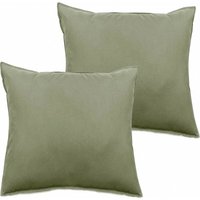 Vent Du Sud - Palace 2er-Set Kissenbezüge reine Baumwolle gefärbt gewaschen 63 Fäden/cm² Südwind - Palace Salbei - 2er-Set Kissenbezüge 65 x 65 cm Vent Du Sud - Palace 2er-Set Kissenbezüge reine Baumwolle gefärbt gewaschen 63 Fäden/cm² Südwind - Palace Salbei - 2er-Set Kissenbezüge 65 x 65 cm von VENT DU SUD