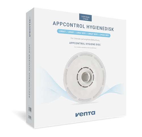 VENTA App Control Hygienedisk 2er, Zubehör für App Control LW60T von VENTA