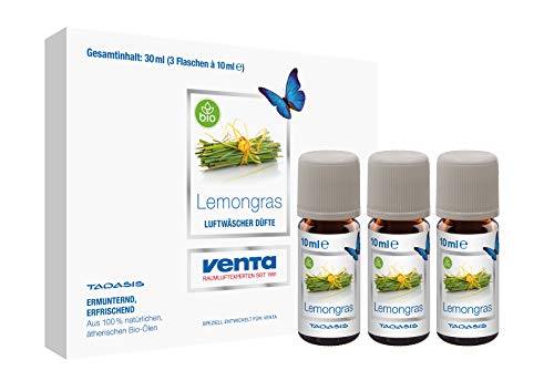 Venta 6048000 Bio-Duft Lemongras, 100 % natürliche ätherischeBio-Öle,3x10ml Venta 6048000 Bio-Duft Lemongras, 100 % natürliche ätherischeBio-Öle,3x10ml von VENTA