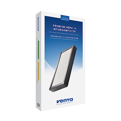 Venta Premium HEPA 14 Reinraumfilter, Ersatzfilter für AH902 und AP902, 1er Pack 2121700 Weiß von VENTA