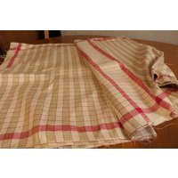 Seltener 1920Er Unbenutzter Leinen Karo Stoff Für 12 Handtücher Seltener 1920Er Unbenutzter Leinen Karo Stoff Für 12 Handtücher von VENTALIA