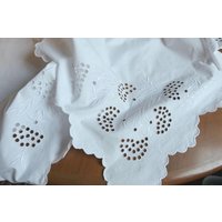 T3 Handgemachte Antike Feine Leinen Tischdecke Cutwork Stickerei 3+ Jahre von VENTALIA