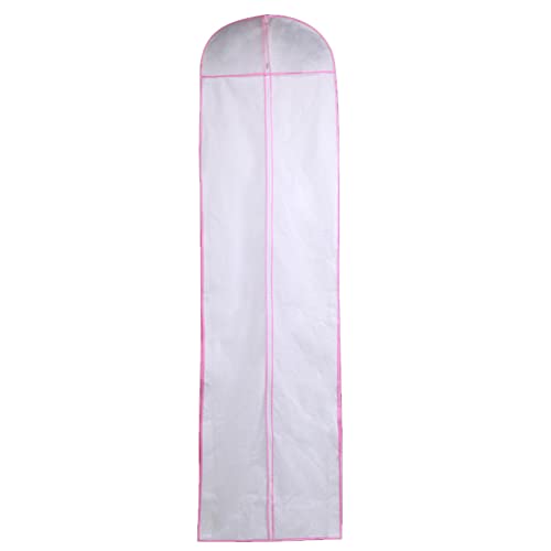 Hängende Hochzeitskleid Brautkleid Kleidungsstück Abdeckung Atmungsaktiv Breit Duschfest Abdeckung Taschen Staubdicht Schutzhülle Ventdouce von VENTDOUCE