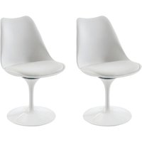 Vente-unique - Stuhl 2er-Set - Polypropylen & Metall - Weiß - xafy Vente-unique - Stuhl 2er-Set - Polypropylen & Metall - Weiß - xafy von VENTE-UNIQUE