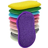 Venteo - 5 Allzweckschwämme - clever sponge Mehrfarbig - Erwachsene - Doppelseitiger Schwamm reinigt alle Oberflächen/Maschinenwaschbar von VENTEO