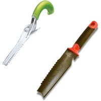 Venteo - Ergonomischer Unkrautstecher + Handgeführtes Bodenmesser - Hochwertige Werkzeuge - Graben/Unkrautstechen - Unkraut leichter und schneller von VENTEO