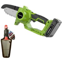 Pack Kettensäge + Hand-RootSlayer Venteo Elektrische Kettensäge - Multifunktionelles Gartenwerkzeug - Leichtgewichtig/einfach zu bedienen von VENTEO